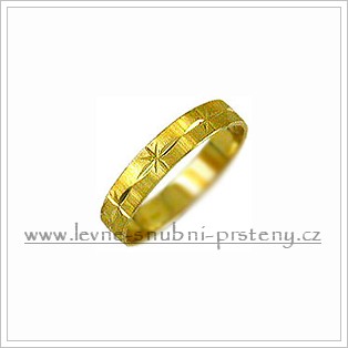 Snubní prsteny LSP 1674 žluté zlato