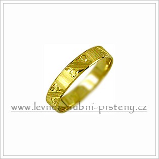 Snubní prsteny LSP 1682 žluté zlato
