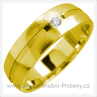 Snubní prsteny LSP 1704 žluté zlato