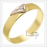 Snubní prsteny LSP 1705 žluté zlato