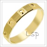 Snubní prsteny LSP 1706 žluté zlato