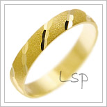 Snubní prsteny LSP 1721 žluté zlato