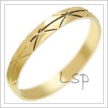 Snubní prsteny LSP 1732 žluté zlato
