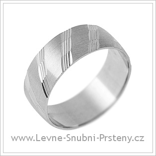 Snubní prsteny LSP 1755 - bílé zlato