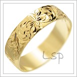 Snubní prsteny LSP 1758 žluté zlato