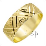 Snubní prsteny LSP 1781 žluté zlato