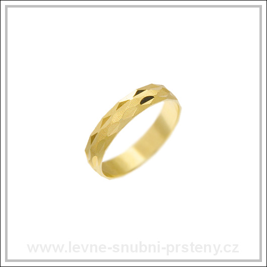 Snubní prsteny LSP 1796 žluté zlato