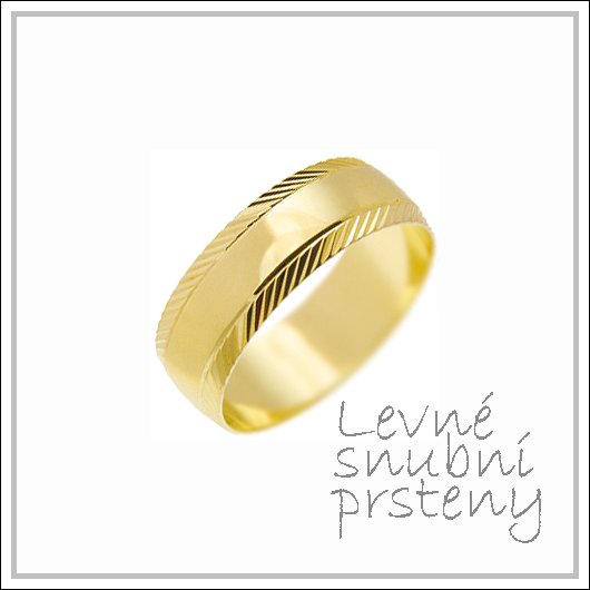 Snubní prsteny LSP 1820 žluté zlato