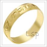 Snubní prsteny LSP 1829 žluté zlato