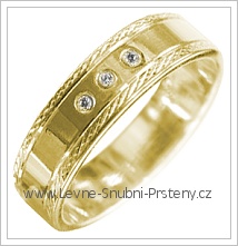 Snubní prsteny LSP 1839 žluté zlato