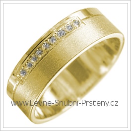 Snubní prsteny LSP 1841 žluté zlato
