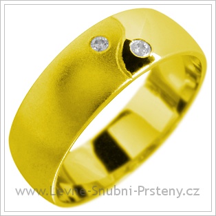 Snubní prsteny LSP 1843 žluté zlato
