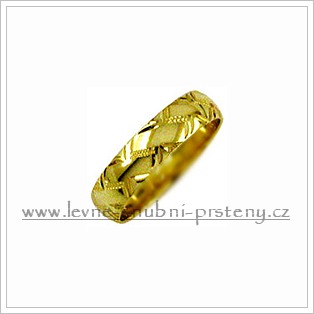 Snubní prsteny LSP 1882 žluté zlato