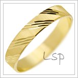 Snubní prsteny LSP 1895 žluté zlato