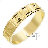 Snubní prsteny LSP 1906 žluté zlato