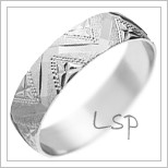 Snubní prsteny LSP 1910 bílé zlato