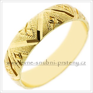 Snubní prsteny LSP 1911 žluté zlato