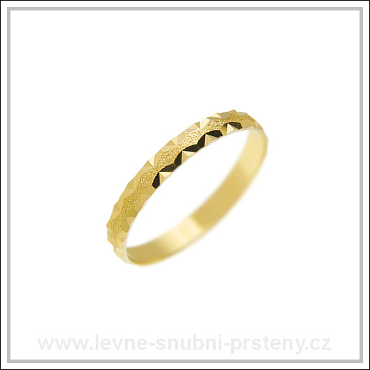 Snubní prsteny LSP 1919 žluté zlato