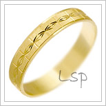 Snubní prsteny LSP 1934 žluté zlato