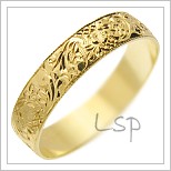 Snubní prsteny LSP 1946 žluté zlato