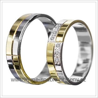 Snubní prsteny LSP 1958 žluté zlato