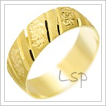 Snubní prsteny LSP 1973 žluté zlato