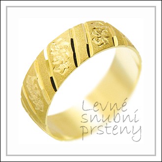 Snubní prsteny LSP 1973 žluté zlato