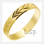 Snubní prsteny LSP 1993 žluté zlato