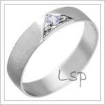 Snubní prsteny LSP 2000 bílé zlato
