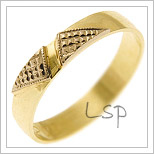Snubní prsteny LSP 2012 žluté zlato