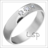 Snubní prsteny LSP 2025 bílé zlato