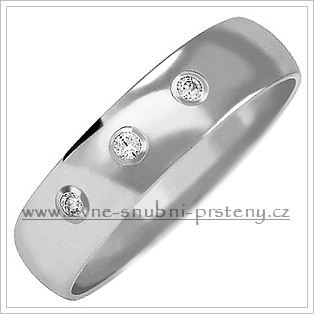 Snubní prsteny LSP 2031bz bílé zlato