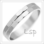 Snubní prsteny LSP 2032 bílé zlato