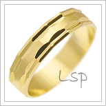 Snubní prsteny LSP 2043 žluté zlato