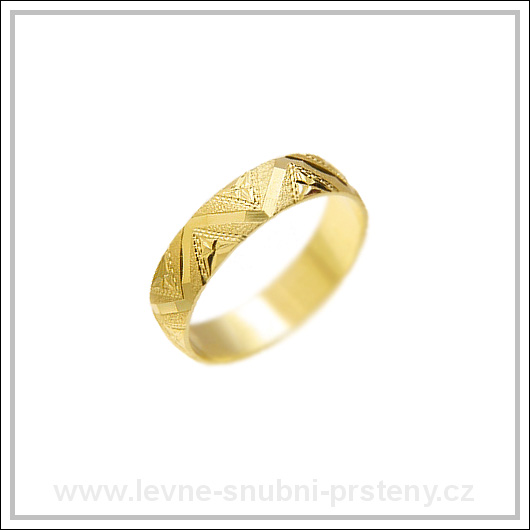 Snubní prsteny LSP 2052 žluté zlato