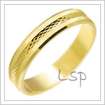 Snubní prsteny LSP 2058 žluté zlato