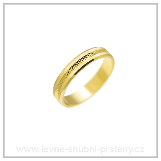 Snubní prsteny LSP 2058 žluté zlato