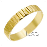 Snubní prsteny LSP 2073 žluté zlato