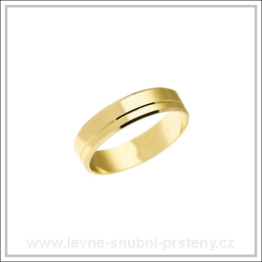 Snubní prsteny LSP 2136 žluté zlato