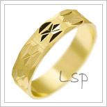 Snubní prsteny LSP 2168 žluté zlato