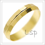 Snubní prsteny LSP 2183 žluté zlato