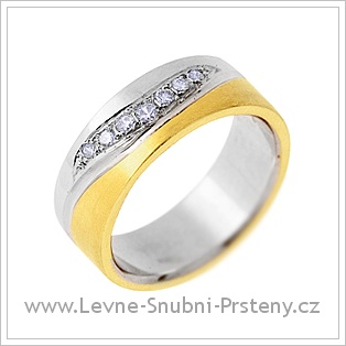Snubní prsteny LSP 2210 - kombinované zlato