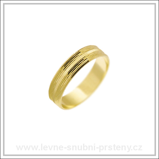 Snubní prsteny LSP 2241 žluté zlato