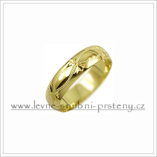 Snubní prsteny LSP 2265 žluté zlato