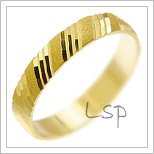 Snubní prsteny LSP 2274 žluté zlato