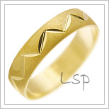 Snubní prsteny LSP 2293 žluté zlato