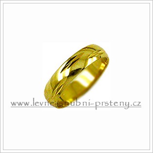 Snubní prsteny LSP 2303 žluté zlato