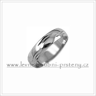 Snubní prsteny LSP 2303b bílé zlato