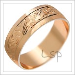 Snubní prsteny LSP 2310 červené zlato