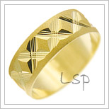 Snubní prsteny LSP 2315 žluté zlato